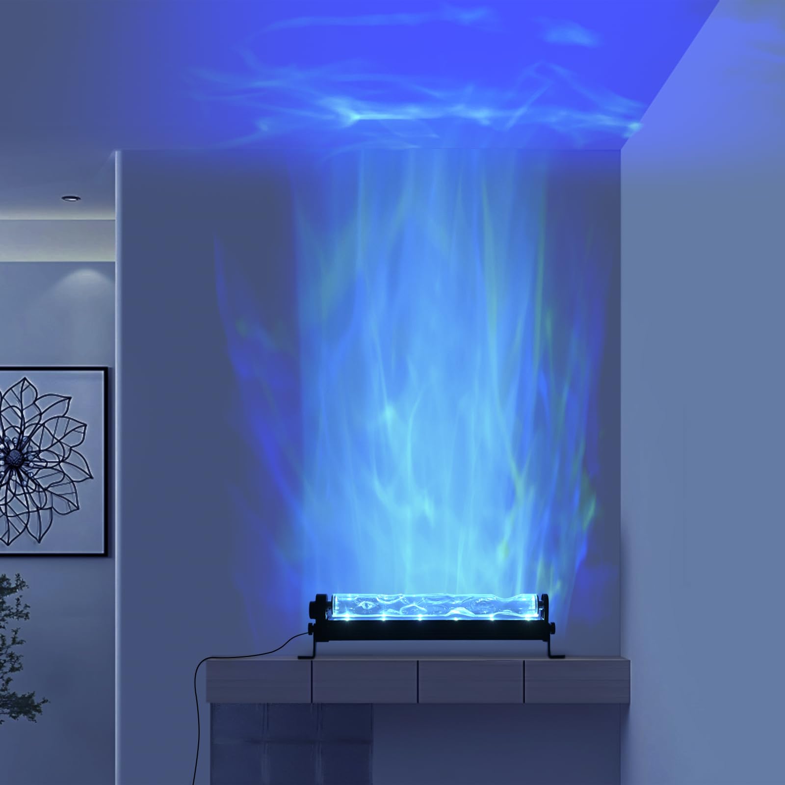 YYUJIALIANG 24W RGBW LED Dynamic Wave Wall Light