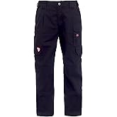 TICOMELA FR Pants for Men Flame Resistant Cargo Pants Lightweight 100% Cotton NFPA2112 7.5oz Elastic Waist Pants