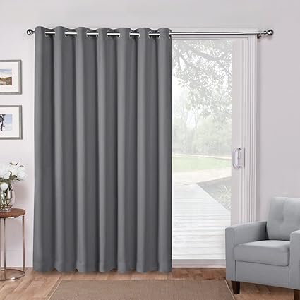 ponydance cortinas separadores de ambientes termicas aislantes ruido luz 254 x 213 cm gris 1 pieza separadores de espacios para habitaciones