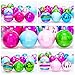 ITART 70ct Christmas Tree Ball Ornaments Decorations Shatterproof Balls and Finial Drops Assortment for Xmas Trees, Kids Parties Decoration (Blue, Pink, Rose Red, and Green)