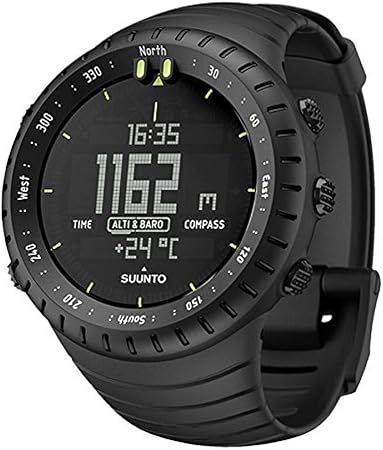 Suunto Core - Reloj de exterior para todas las altitudes, sumergible (30 m), con altímetro y barómetro, esfera de composite, color negro profundo