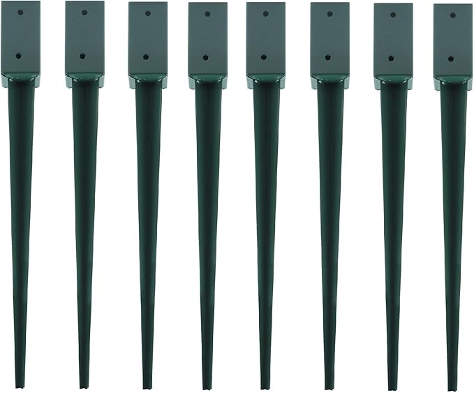 Woodside Steel Fence Post Holders, 75mm/3” Square, Wooden Fencing