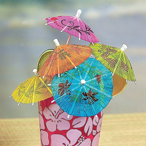 Fangfang 144 PCS Cocktail Parasol Drink Umbrellas For Party