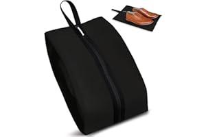 Shoe Bags for Travel, Water-Resistant Oxford Fabric, Zippered Shoe Storage Organiser with Handle, Lightweight Shoe Pouch for 