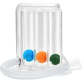 Breathing Exercise Device for Lungs, Exerciser, Non-Measuring - Breathing Trainer, 3‑Ball Design for Gentle Breathing Training &amp; Recovery Support, Easy to Clean