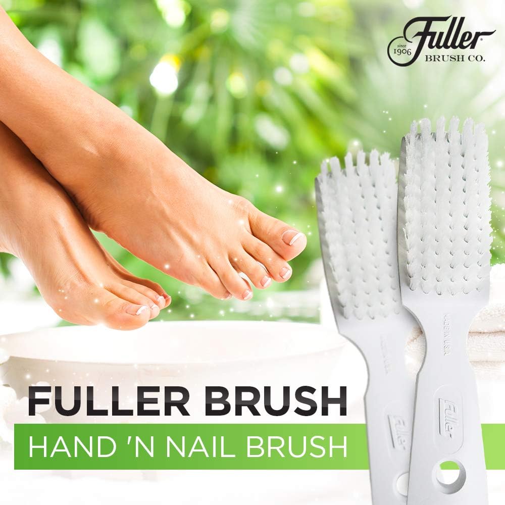 Fuller Brush Hand 'N Nail Brush – Break & Odor Resistant Fingernail & Toenail Cleaner – for Everyday Grooming & Cleaning Finger Nails, Toe Nails, Cuticles, Hands: Home & Kitchen