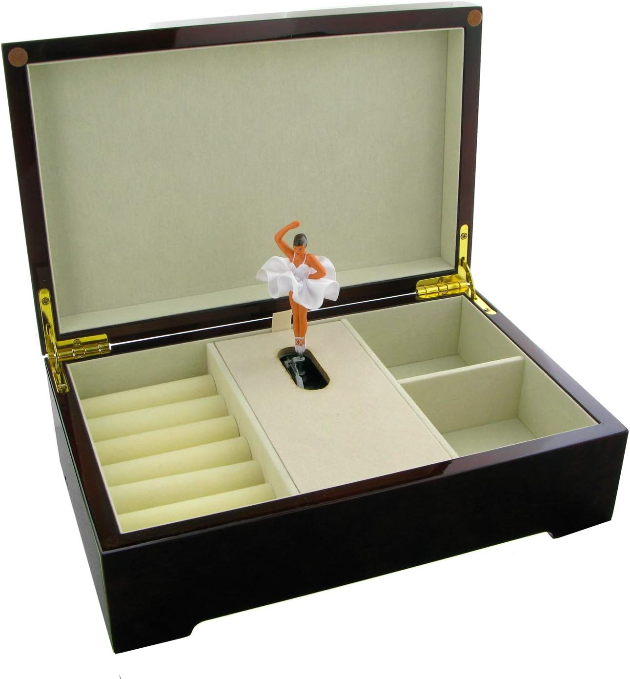 Cajas Musicales Hogar Y Cocina P I Chaikovski El Lago De Los Cisnes Caja De Musica Para Joyas Joyero Musical Animado De Madera Con Una Reproduccion De Un Cuadro De Edgar Degas