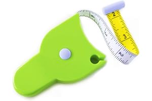 PERFECT MEASURING TAPE Perfect Body Tape Measure - 80 Inch Automatic Telescopic Tape Measure - Retractable Measuring Tape for Body: Waist, Hip, Bust, Arms, and More (Green - 80 inch)