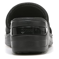 BZees Womens Dynasty Bright Wedge Sandal Black
