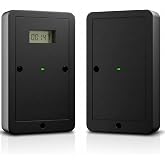 People Counter with Display, Wireless Door Counter for Retail Stores, Infrared Foot Traffic Sensor, Bidirectional Visitor and Customer Counting, Battery Operated, Entrances up to 26 ft