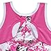 BAOHULU Girls Leotards for Gymnastics with Shorts Tank Biketards Sparkle Painted Athletic Clothes B145_HotPink_100