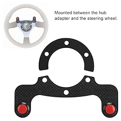 Steering Wheel Horn Button, Carbon Fiber External