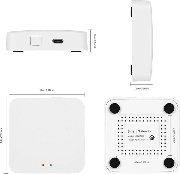 TEEKAR Tuya ZigBee Gateway Smart Gateway Hub Compatible con Todos los Dispositivos Inteligentes ZigBee 3 0 App Control Remoto Smart Home Bridge para domtica   Conecta hasta 55 Dispositivos