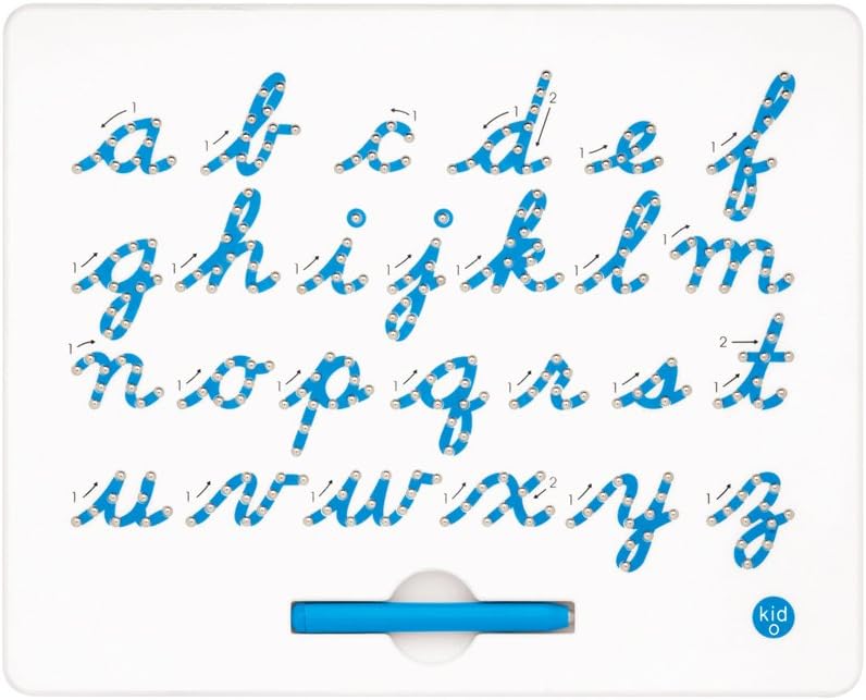 KidO 12cm Cursive Lower Case Magnatab