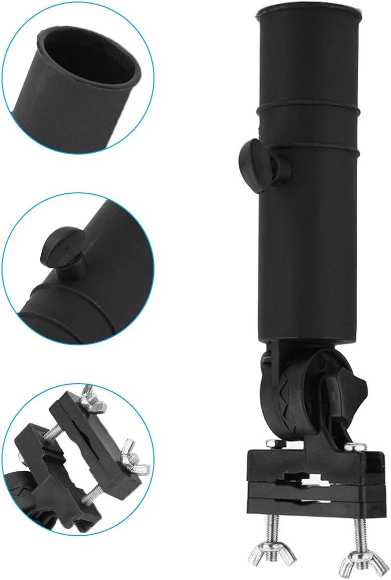 Yinuoday Golf Umbrella Holder Extender Adapter for Push Cart Trolley Clamp Stand Support