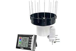 ECOWITT WH5360H Rain Gauge, Includes WH40H Rain Collector Sensor and Indoor Display Console