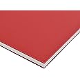 BuyPlastic King ColorCore Plastic Sheet 1/4" x 24" x 48" Red-White-Red Color Core, HDPE Board, High Density Polyethylene Panel