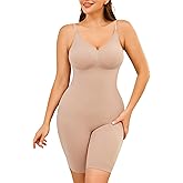 AegisChic Women's Shapewear Tummy Control BodySuit Seamless Body Shaper Butt Lift Full Body Suit