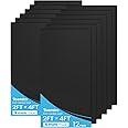 Toemics Drop Ceiling, 12 Pack Ceiling Tile 2ft x 4ft PVC Panel Cover 5mm Waterproof Washable and Fire-Rated Drop Tile 96 Sq. Ft - Black