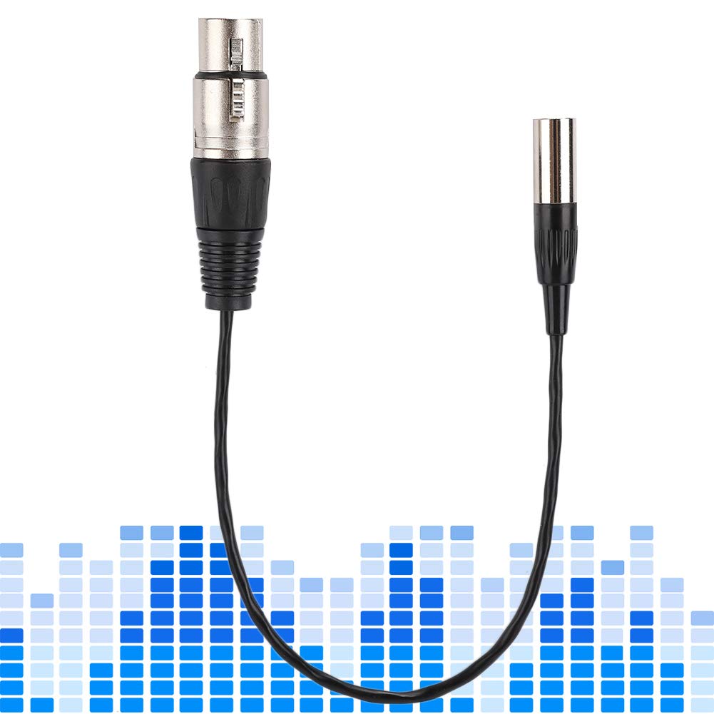 Mini XLR to XLR Adapter, Mini XLR Male to XLR Female Cable, 3 Pin Mini XLR Extension Cable, XLR Female to Mini XLR Male Mic Adapter 3 Pin Microphone Audio Cable