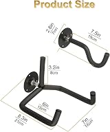Yumzeco TTCR-II Guitar Wall Mount Hanger Horizontal Rack view 7