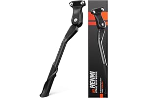 HENMI Adjustable Kickstand for 24"-29" Bikes, Non-Slip Sole, Aluminum Alloy, For Mountain/Trek Bikes