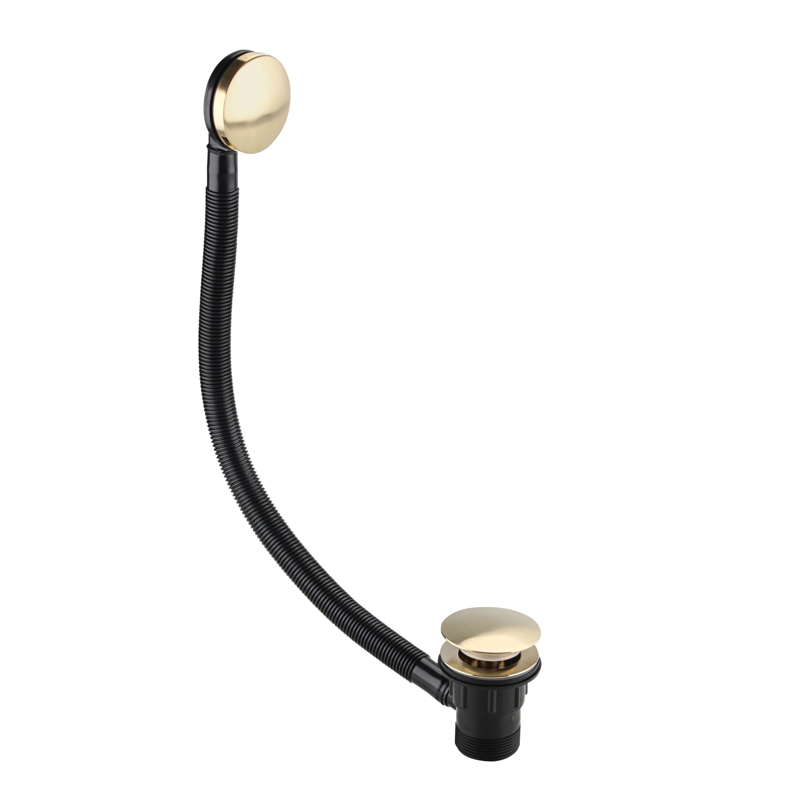 Bristan Round Clicker Bath Waste Brushed Brass