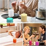 URAQT 2 Pack Candle Mold with 15 Wicks & Stainless Holder - DIY Craft view 6