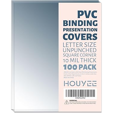 Binding Cover 100 Sheets Pack Black - View #8