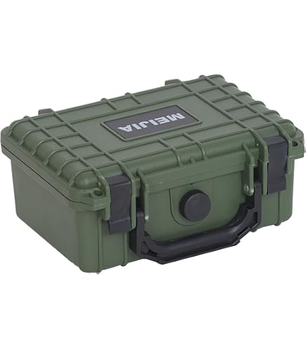 Lykus MiniHC 20 Mallette De Rangement Noire - IP66 - Intérieur 14,8x8,5x6,8 Cm - Avec Mousse Protectrice