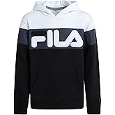 Fila Boys Hoodies - Athletic Performance Soft Fleece Pullover Sweatshirt - Cozy and Warm Graphic Hoodies for Boys