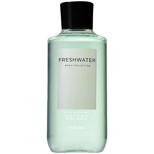 Bath & Body Works Men's Freshwater 2-in-1 Hair and Body Wash 10 Fluid Oz