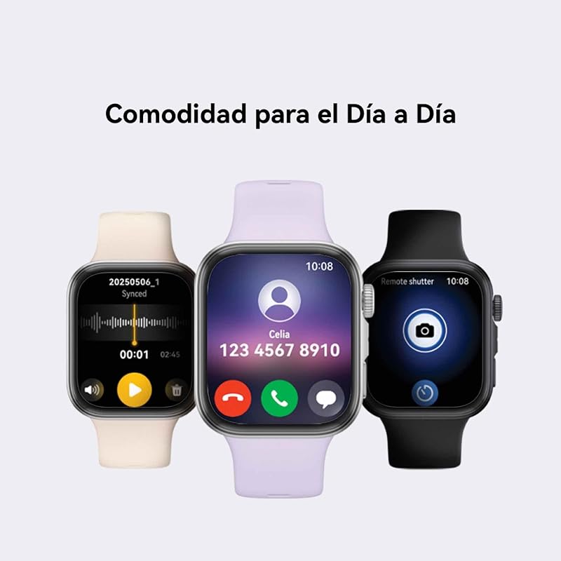 Watch FIT 4 Smartwatch, Brillo Máximo de 2.000 Nits, Negro