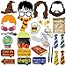 28pc Magical Wizard School Photo Booth Props For Children Birthday Party Supplies,Dress Up Novelty Decorations