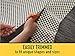 Grip Master 2X Extra Thick Area Rug Pad Grippers, 4 x 6 Feet, Cushioned for Hard Surface Floors, Maximum Gripper and Cushion for Under Rugs, Protection Pads for Hardwood Floor, Under Carpet Mats