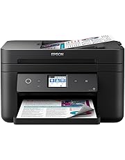 Epson WorkForce WF-2860DWF Tintenstrahl-Multifunktionsgerät Drucker (Scannen, Kopieren, Faxen, ADF, WiFi, Ethernet, NFC, Duplex, Einzelpatronen, DIN A4) schwarz