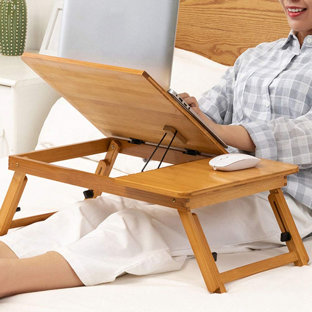 Bed Computer Table Modern Style Student Laptop Desk Bed Desk, Laptop Table, Sturdy Adjustable Height Study for Working