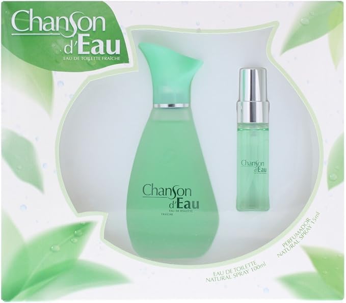 Chanson dEau - Colonia con vaporizador 100 ml + mini vaporizador 15 ml - 1 pack