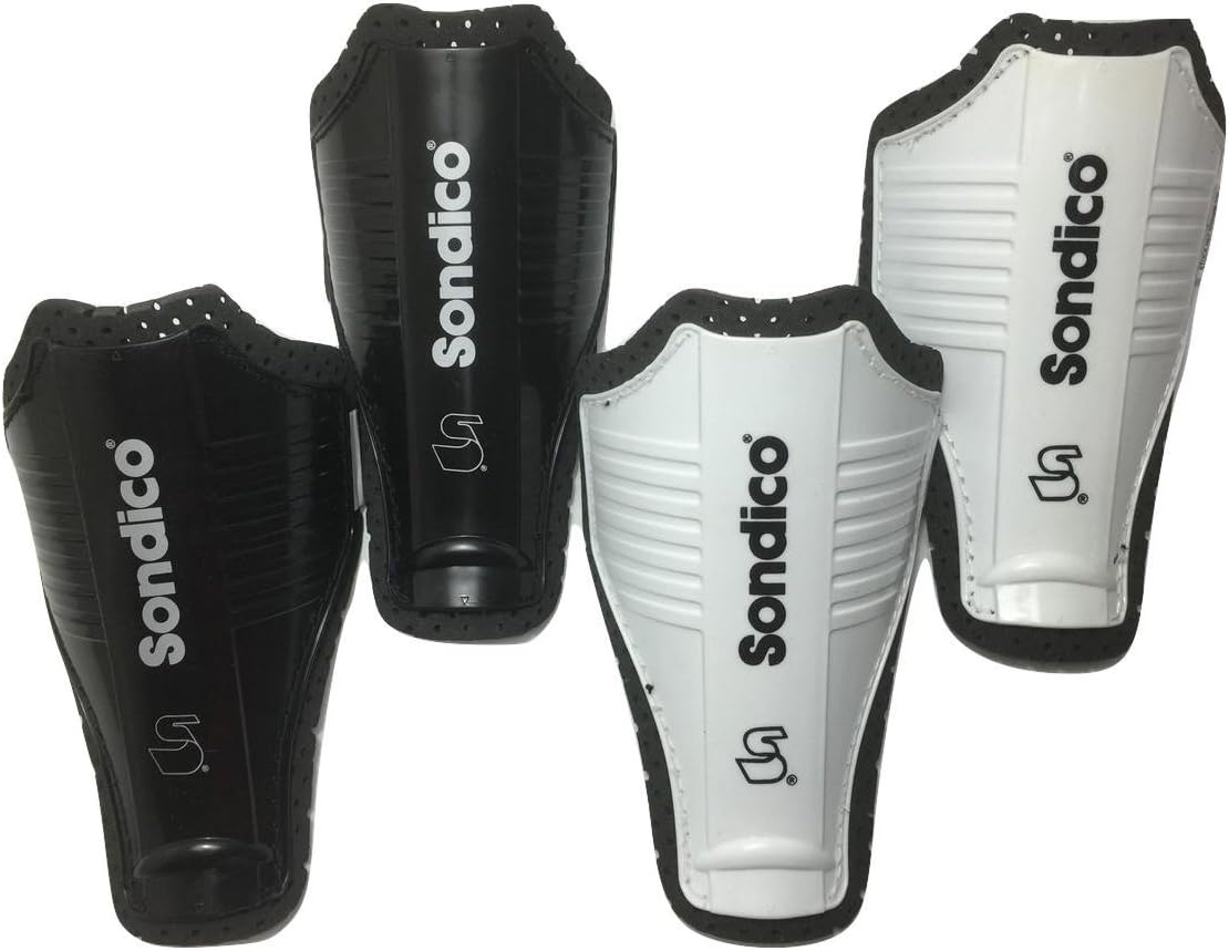 Sondico 2 sets Soccer Football Kids Youth Slip in Shin Guards Fits Ages