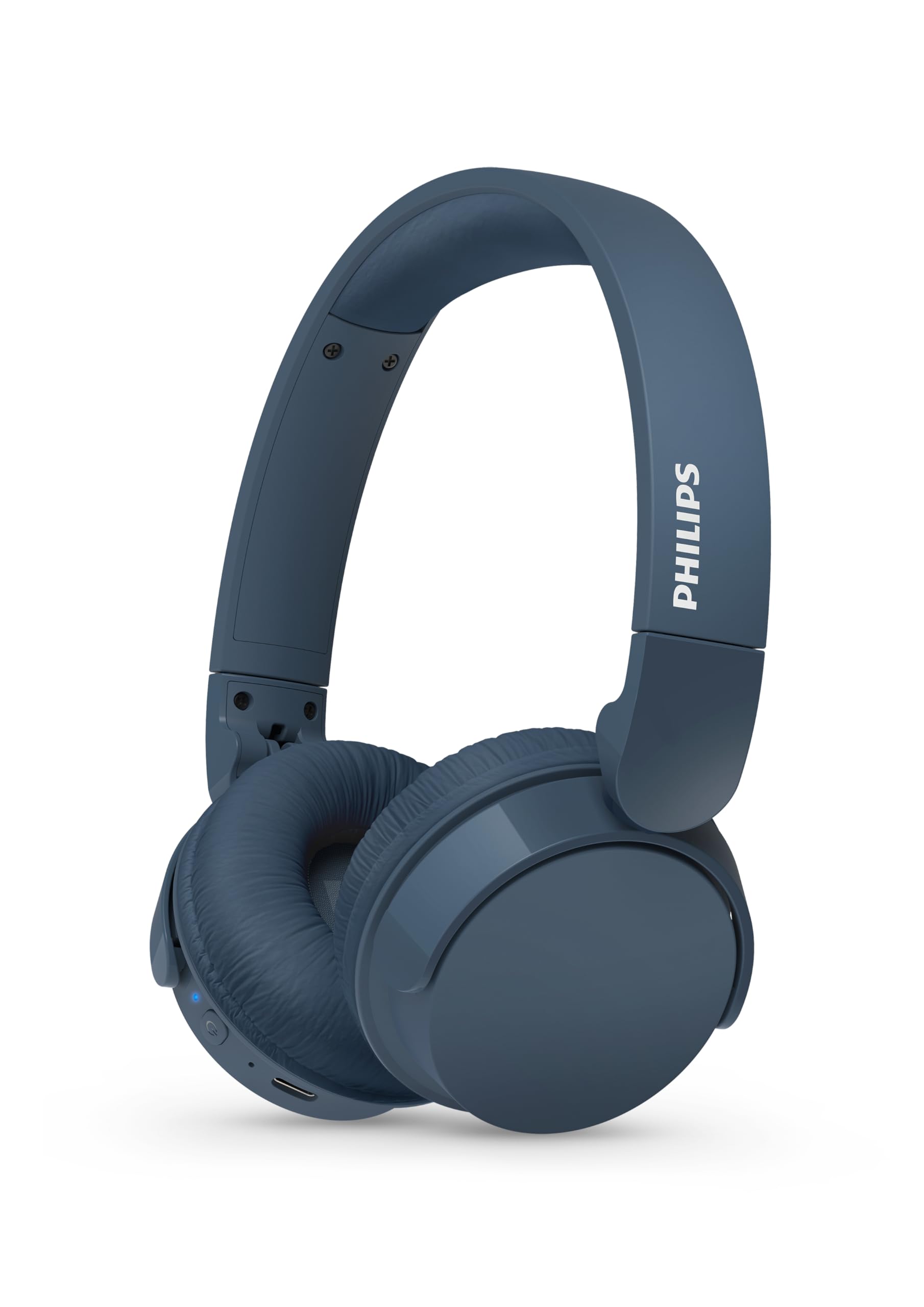 Philips TAH4209BL/00 Lightweight Wireless Bluetooth On-Ear Headphones – Up to 55h Playtime, Blue