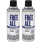 Free All Deep Penetrating Oil Rust Remover, Loosen Rusty Nuts & Bolts, Screws, Clamps, Pipes, 11 oz. Aerosol, 2 Pack