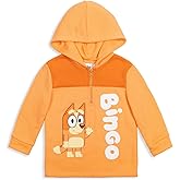 Bluey Bingo Fleece Half Zip Hoodie Toddler to Big Kid