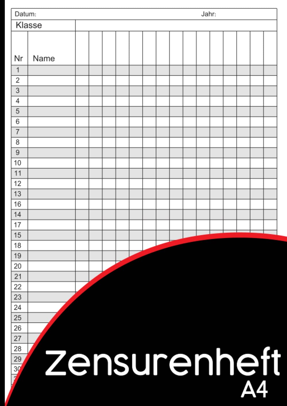 Mua Zensurenheft: Notenheft fÃ¼r Lehrer und Lehrerinnen
