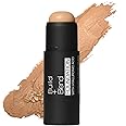 Palladio BUILD & BLEND Foundation Stick, Medium Coverage Buildable Contour Stick for Face, Ultra Blendable Creamy Formula for a Natural Shine Free Finish, Professional Makeup, 0.25 Ounce (Almond)