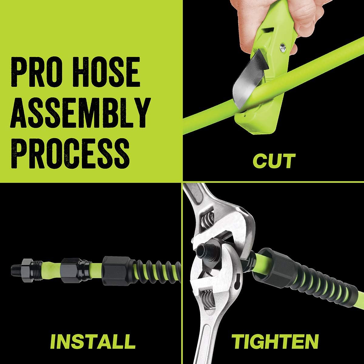 Flexzilla Pro Air Hose Reusable Fitting, 3/8 in. - RP900375: Automotive