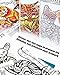 Cats, Kittens, and Wildcats Adult Coloring Book - Features 50 Original Hand Drawn Designs Printed on Artist Quality Paper with Hardback Covers, Top Perforated Pages, and Bonus Blotter