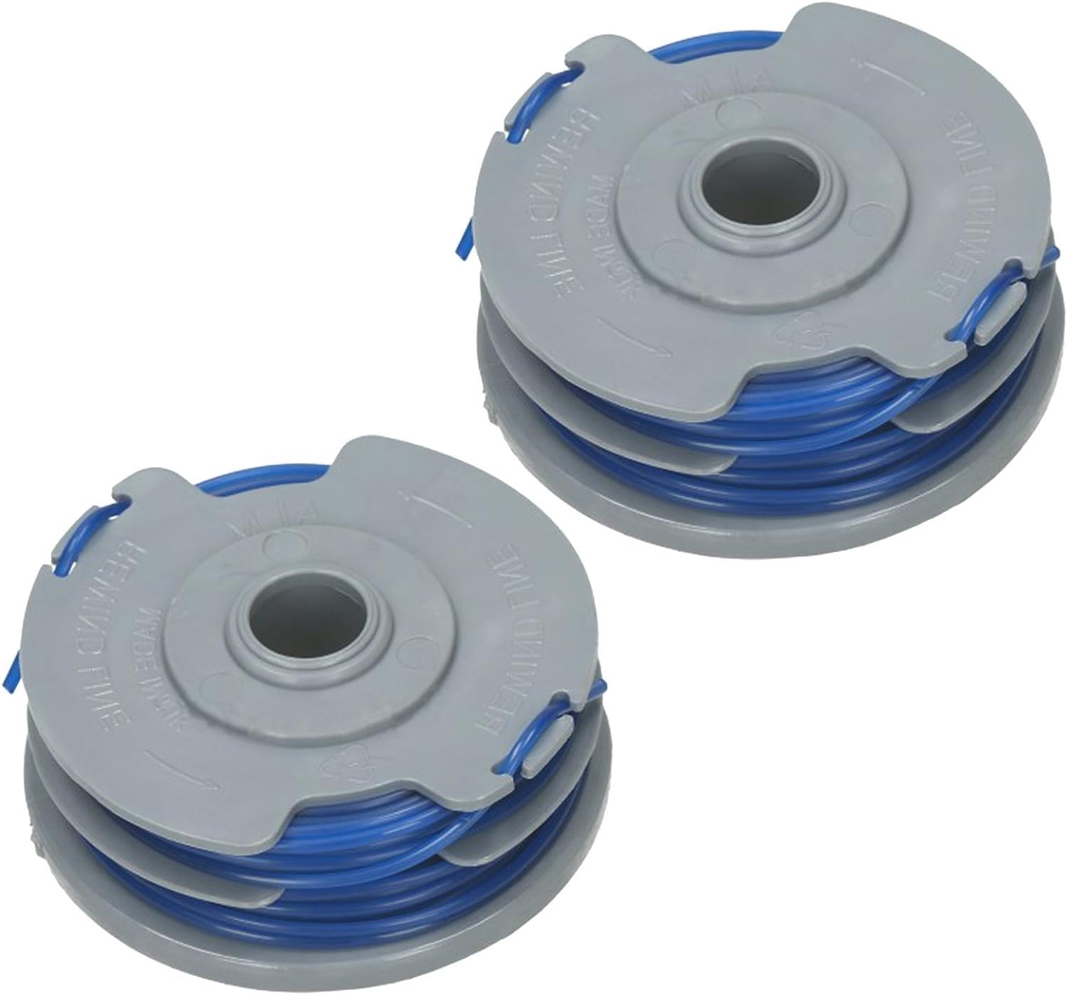 Spares2go Twin Line & Spool for Mac Allister Trimmer Strimmer (Pack of 2)