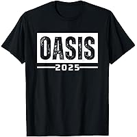 Amazon.com: Oasis California Oasis CA Vintage Text T-Shirt