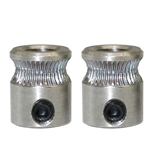2 PCS MK8 Direct Drive Extruder hobbed Gear 1,75 mm Filament 3D Drucker Extruder Riemenscheibe 5 MM Schaft RepRap