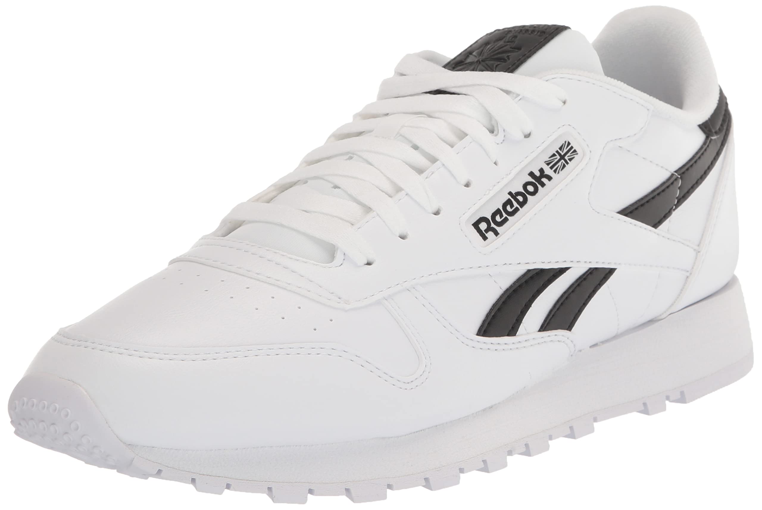 Reebok Unisex Classic Leather Sneaker, Vegan Collection/White/Black, 7 US Men